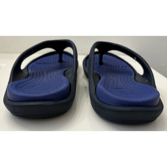 Crocs Blue Unisex Flip Flop Sandals Womens 8/Mens 6 - Picture 6 of 13
